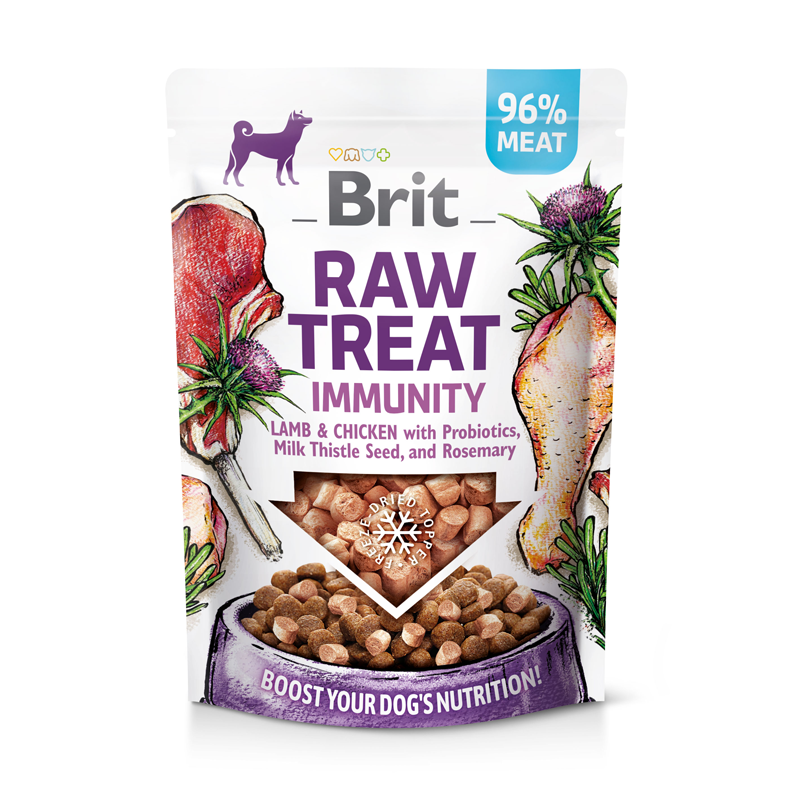 Fotografie Brit Raw Treat Immunity, Lamb&Chicken 40g